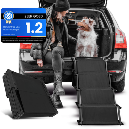 Honden trap voor de kofferbak