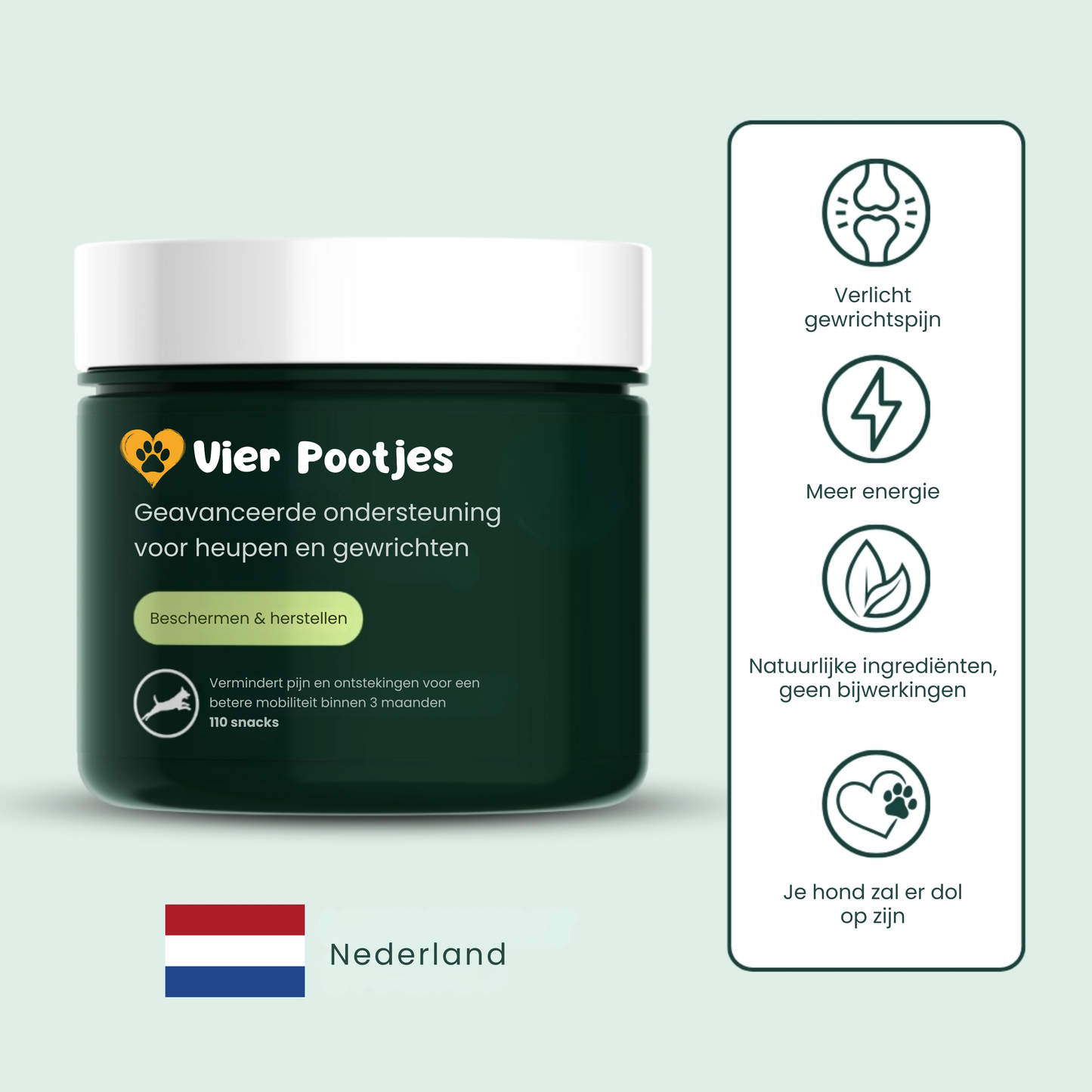 Gewrichtssnacks voor honden