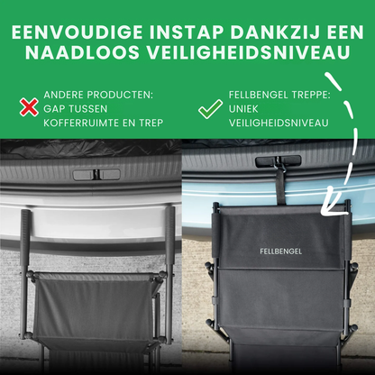Honden trap voor de kofferbak