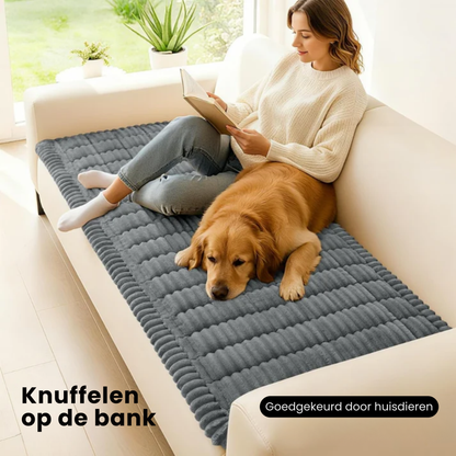 Knusse, pluche bankhoes voor huisdieren