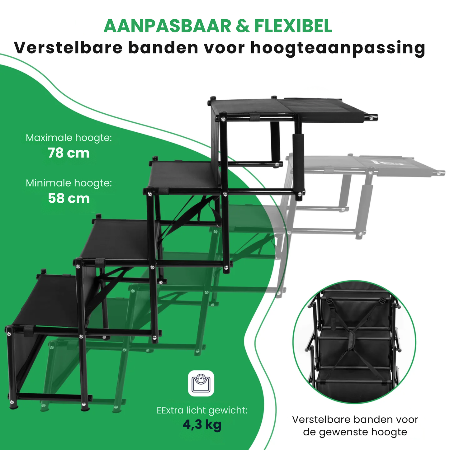 Honden trap voor de kofferbak
