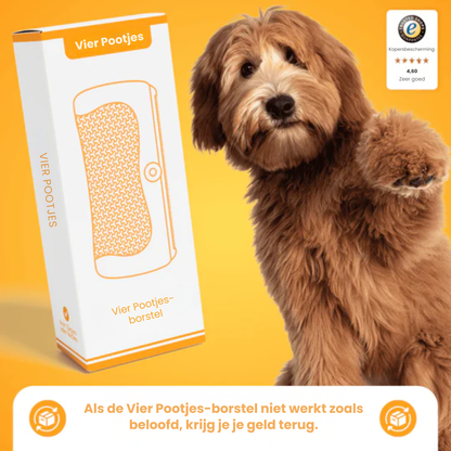 Vier Pootjes Borstel – De Bestseller