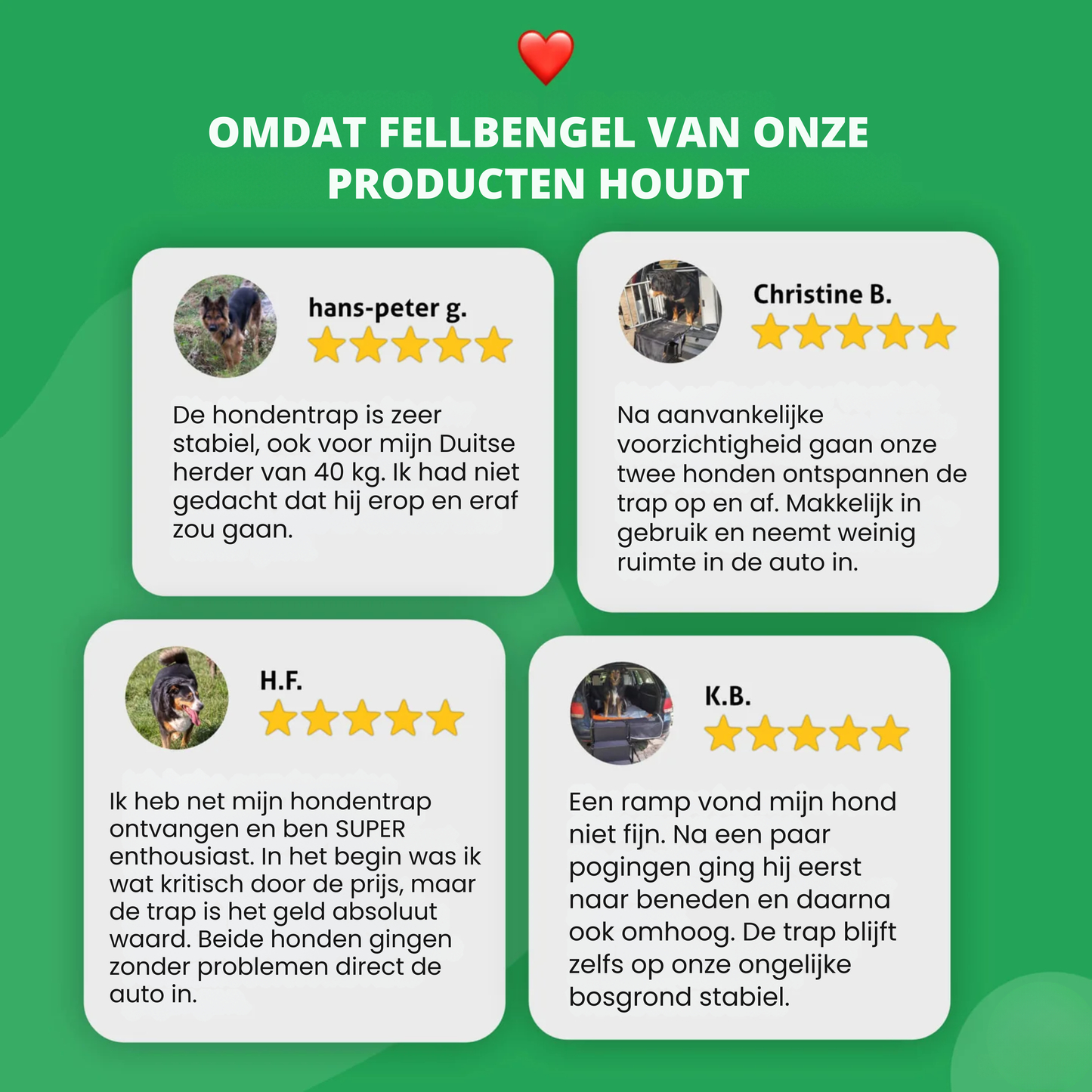 Honden trap voor de kofferbak
